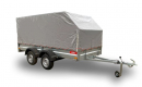3.5х1.5, 2 оси, R13 Прицеп KOiRA 3.5 тент серый со скосом