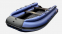 Лодка ПВХ Хантер 420 FА (син/черн)