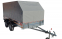 3.5х1.5, 2 оси, R13 Прицеп KOiRA 3.5 тент серый со скосом