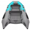 Моторная лодка ПВХ Zefir 3500 бирюз/серый